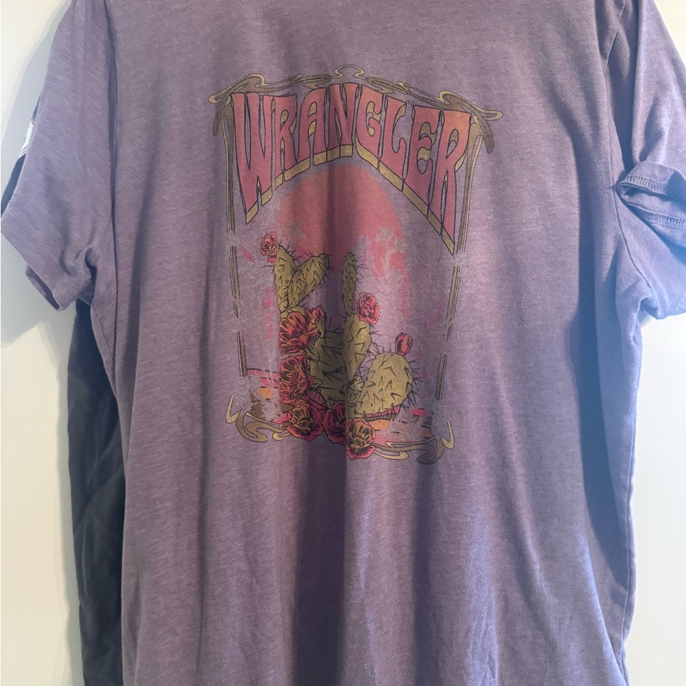 Wrangler Vintage Purple Graphic Tee